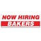 Signmission Now Hiring Bakers Banner Apply Inside Accepting Application Single Sided B-72-30197 - alternate 1